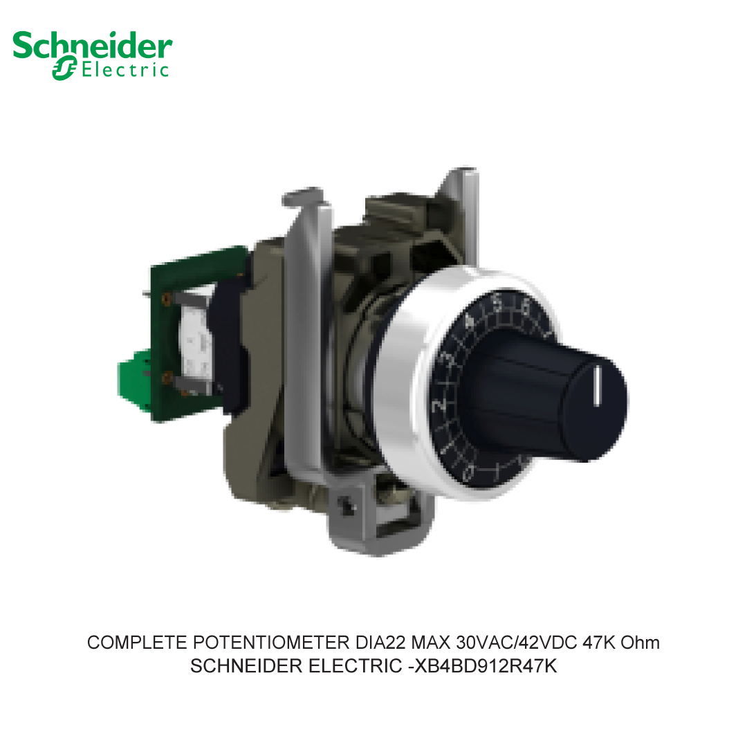 COMPLETE POTENTIOMETER DIA22 MAX 30VAC/42VDC 47K Ohm