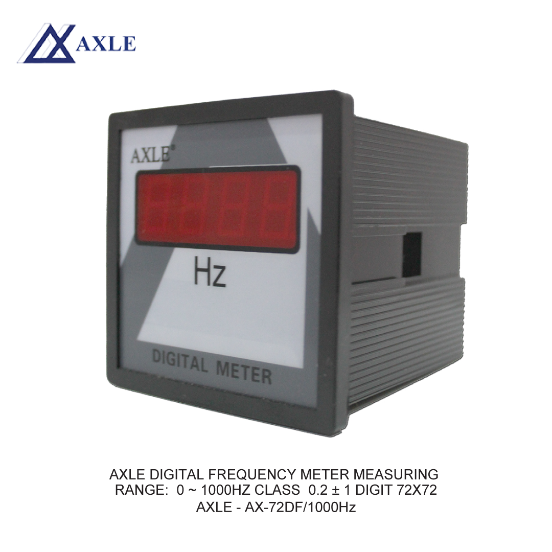 AXLE DIGITAL FREQUENCY METER MEASURING RANGE:  0 ~ 1000HZ CLASS  0.2 ± 1 DIGIT 72X72