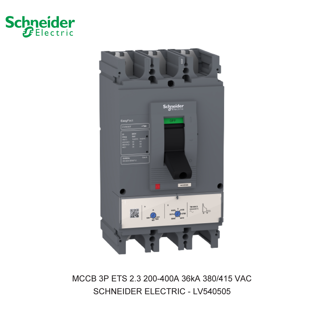 MCCB 3P ETS 2.3 200-400A 36KA 380/415VAC