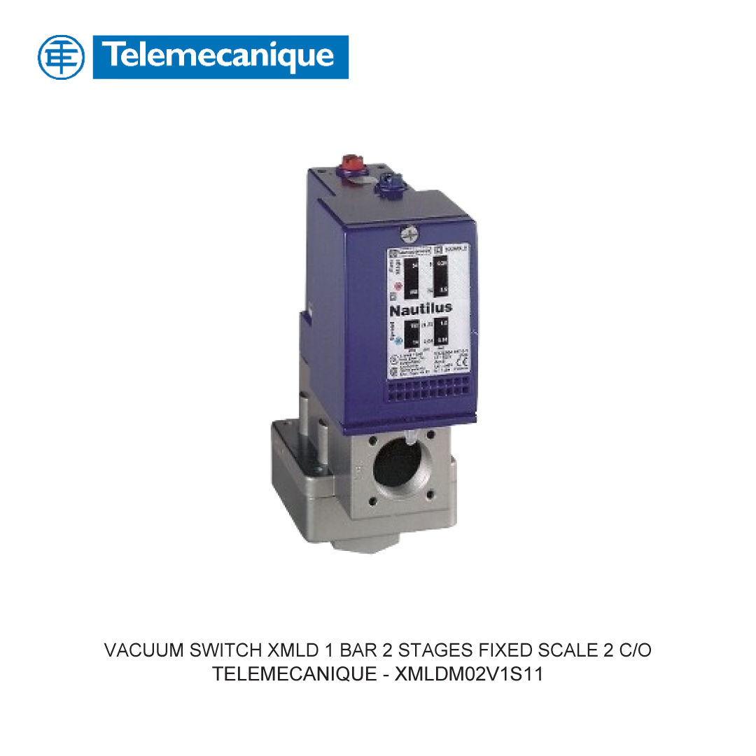 VACUUM SWITCH XMLD 1 BAR 2 STAGES FIXED SCALE 2 C/O