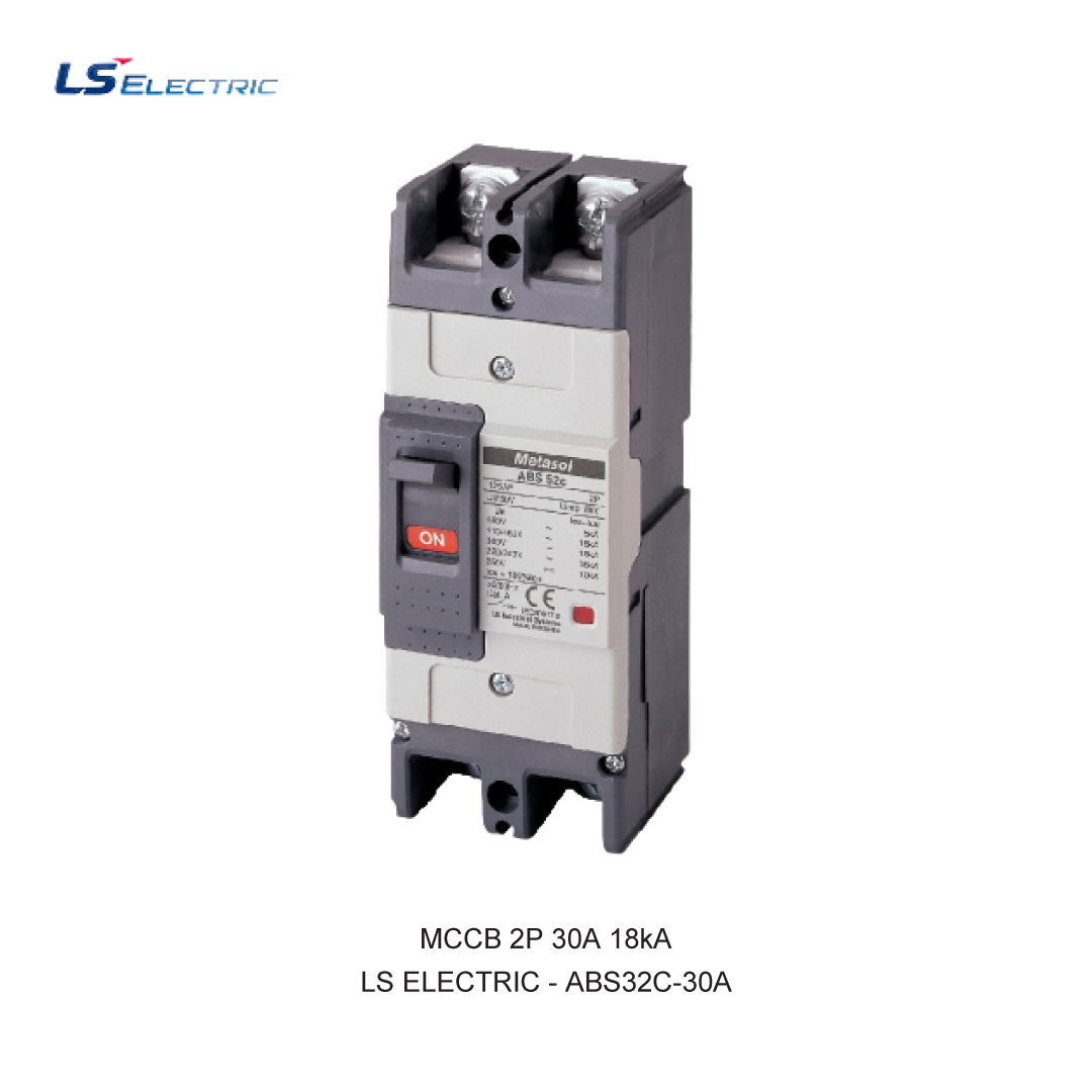 MCCB 2P 30A 18kA