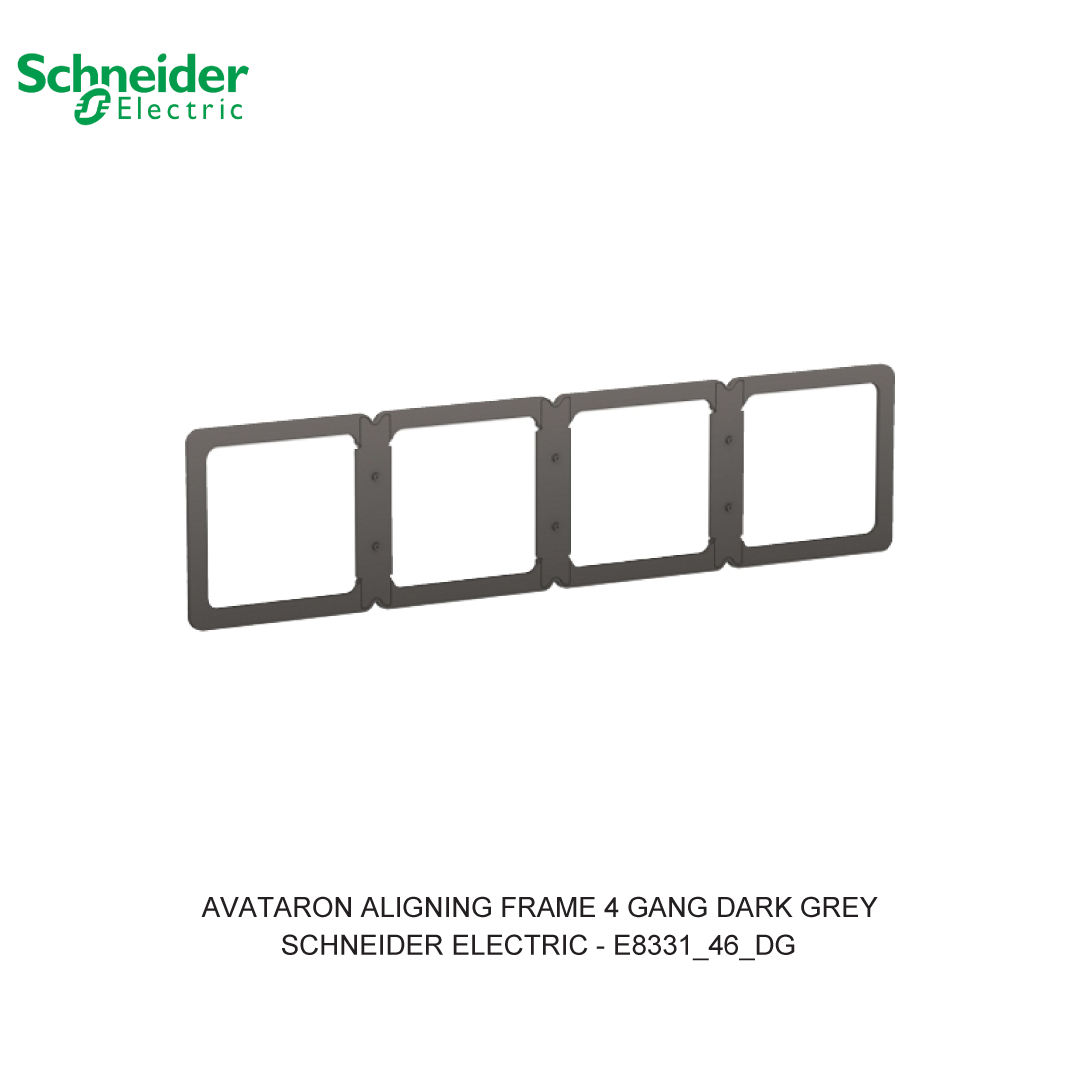 AVATARON ALIGNING FRAME 4 GANG DARK GREY