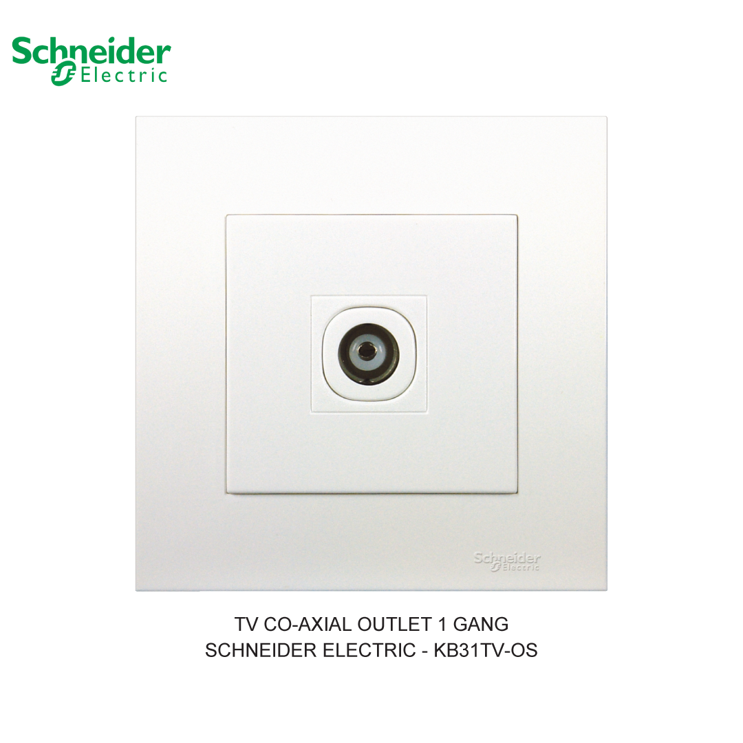 TV CO-AXIAL OUTLET 1 GANG