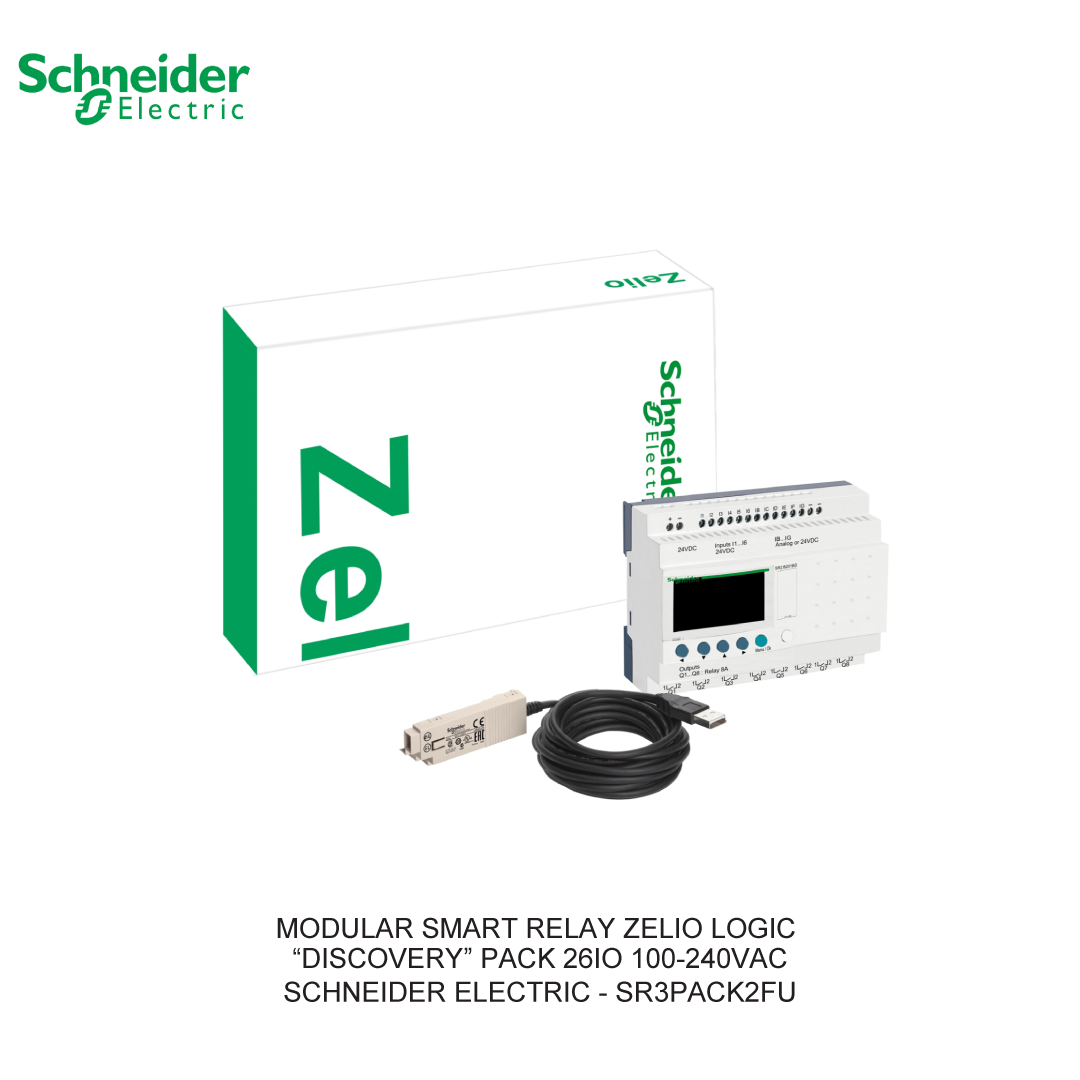 MODULAR SMART RELAY ZELIO LOGIC DISCOVERY PACK 26IO 100-240VAC