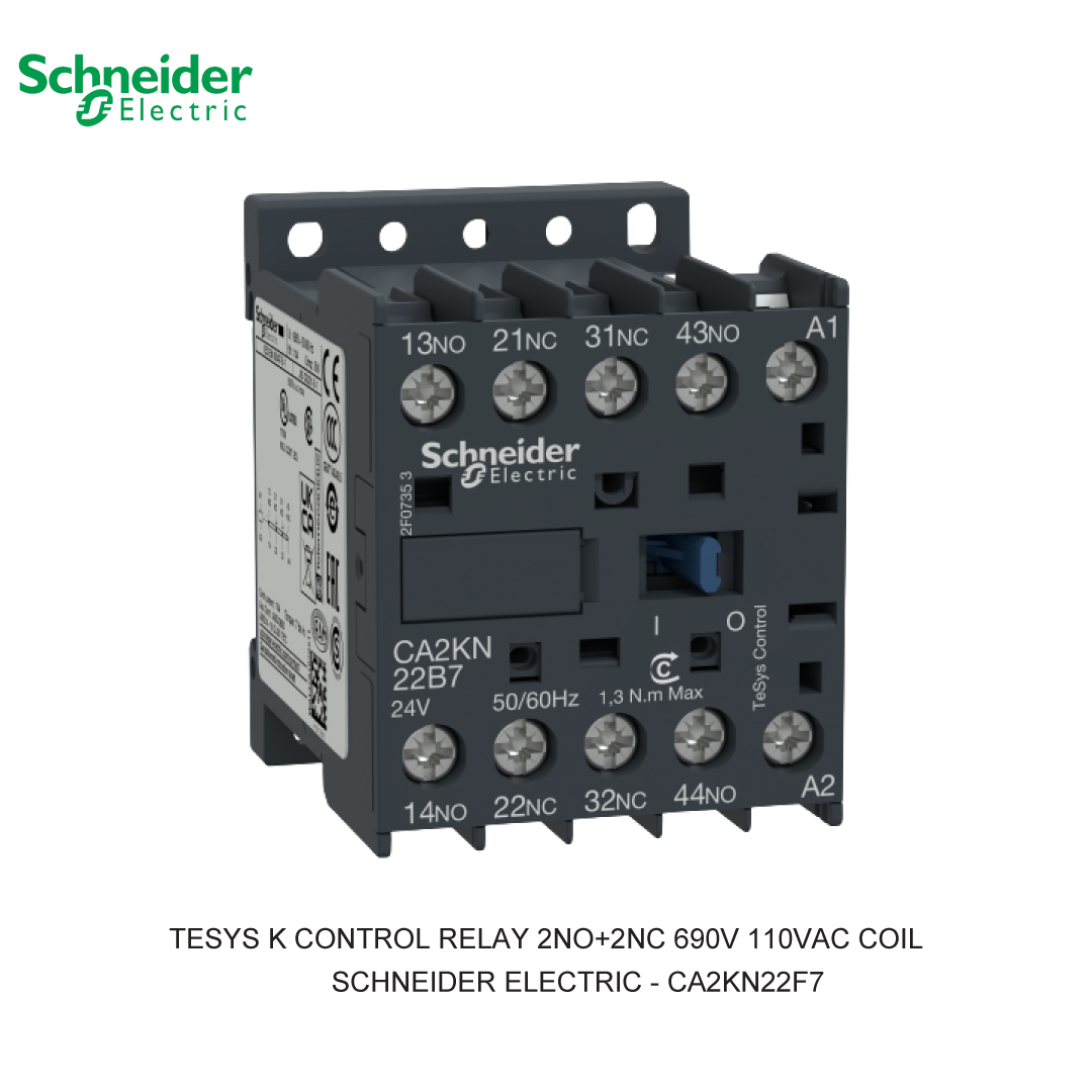 TESYS K CONTROL RELAY 2NO+2NC 690V 110VAC COIL