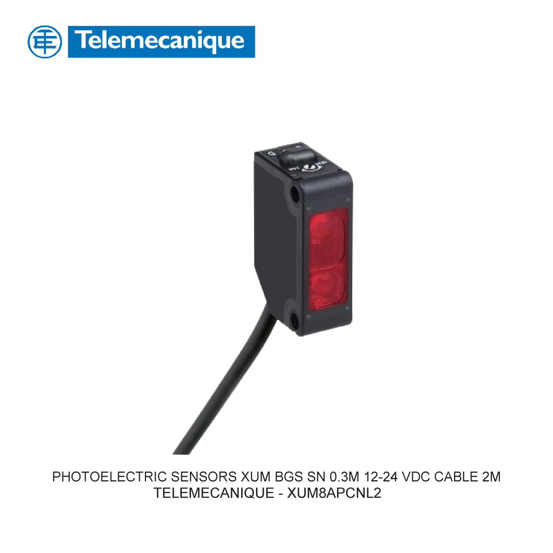 PHOTOELECTRIC SENSORS XUM BGS SN 0.3M 12-24 VDC CABLE 2M