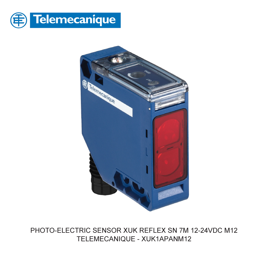 PHOTO-ELECTRIC SENSOR XUK REFLEX SN 7M 12-24VDC M12