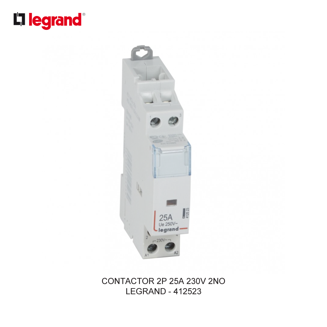 CONTACTOR 2P 25A 230V 2NO