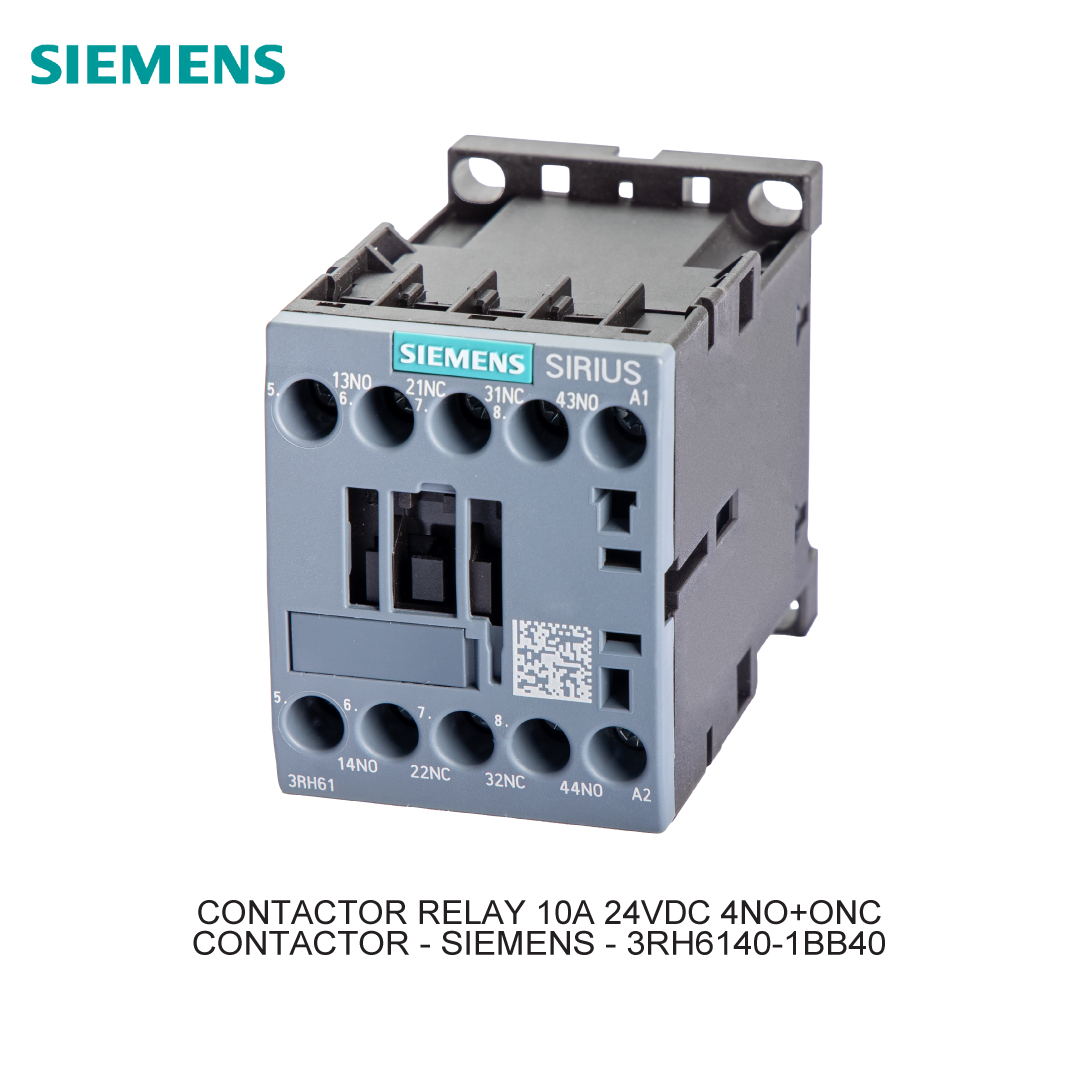 CONTACTOR RELAY 10A 24VDC 4NO+ONC
