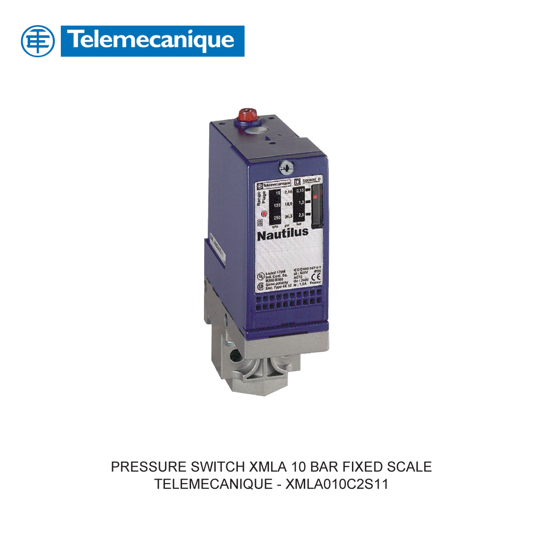 PRESSURE SWITCH XMLA 10 BAR FIXED SCALE