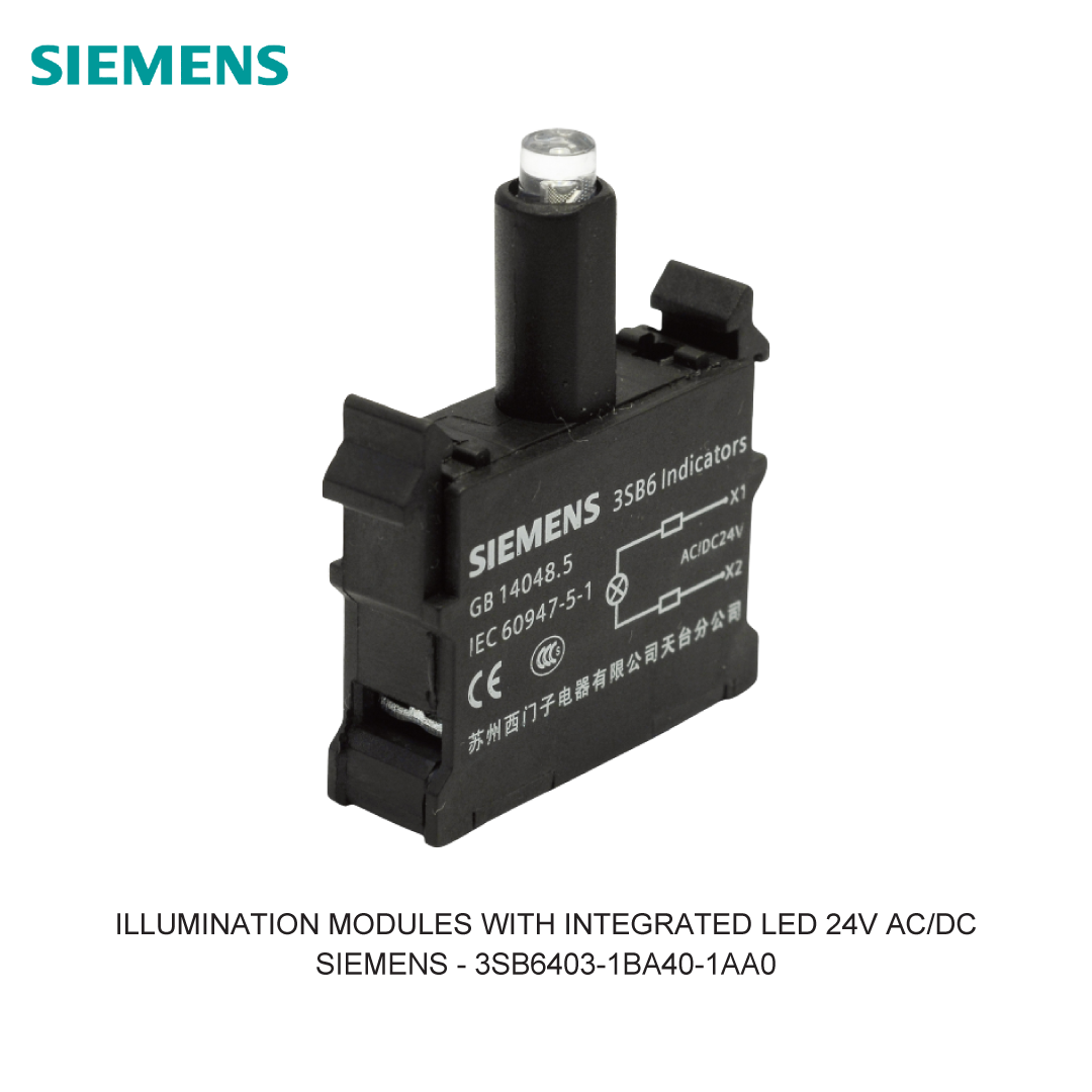 ILLUMINATION MODULES WITH INTEGRATED LED 24V AC/DC