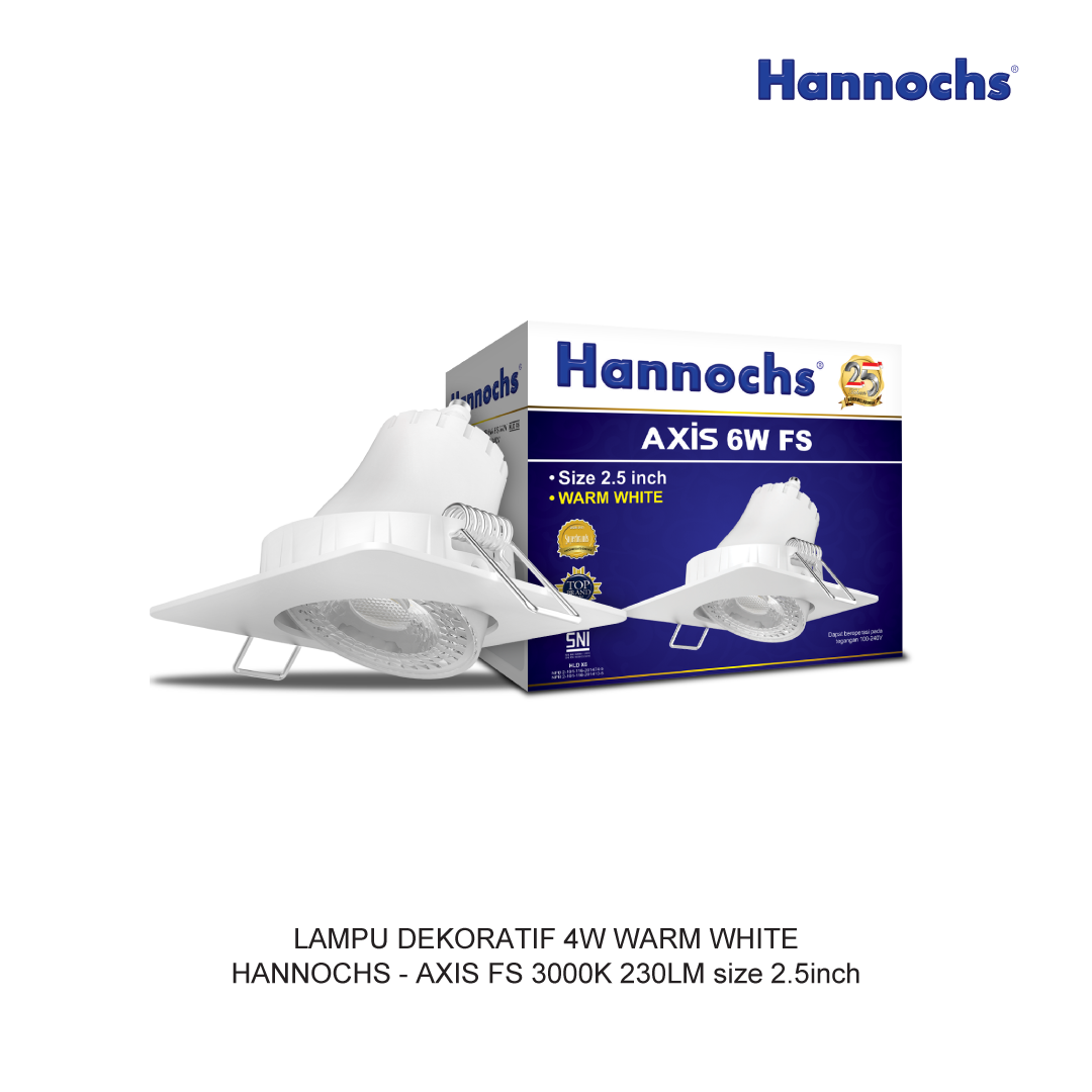 LED DECORATIVE 4W WARM WHITE HANNOCHS
