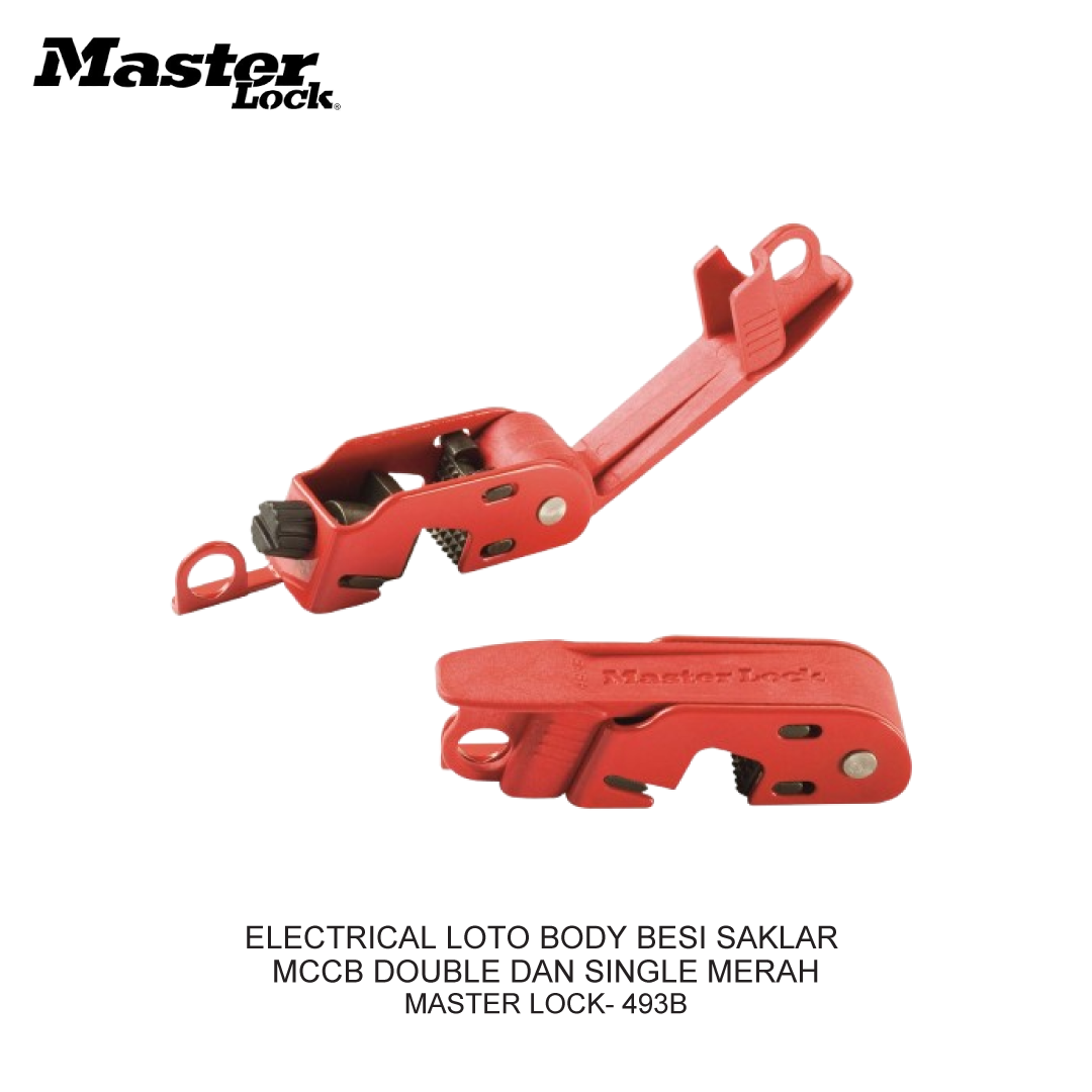 ELECTRICAL LOTO BODY BESI SAKLAR MCCB DOUBLE AND SINGLE RED