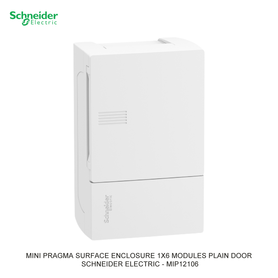 MINI PRAGMA SURFACE ENCLOSURE 1X6 MODULES PLAIN DOOR