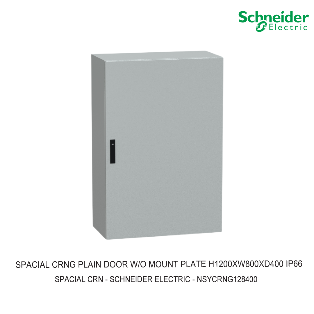 SPACIAL CRNG PLAIN DOOR W/O MOUNT PLATE H1200XW800XD400 IP66 IK10 RAL7035