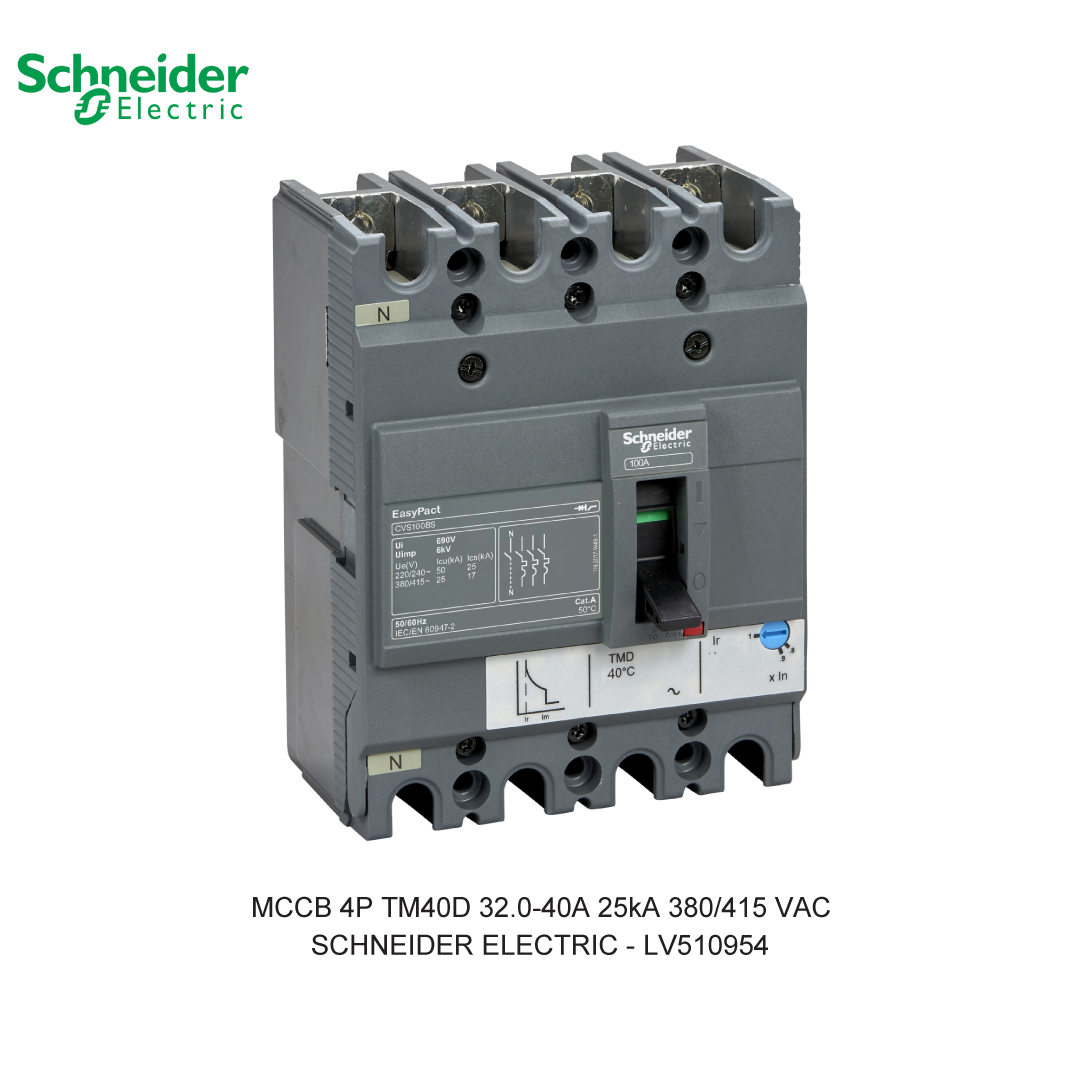 MCCB 4P TM40D 32.0-40A 25KA 380/415VAC