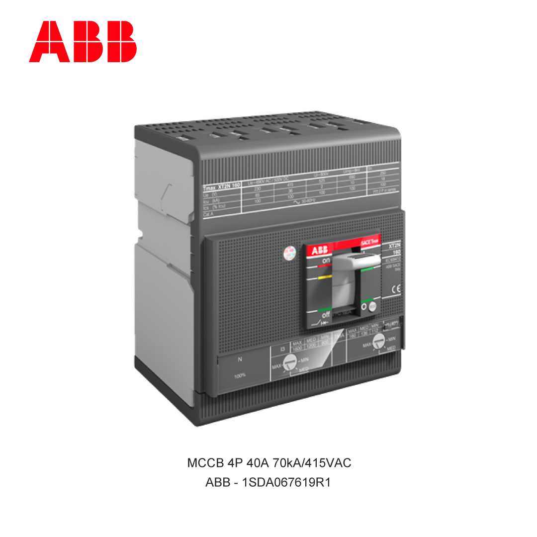 MCCB 4P 40A 70kA/415VAC