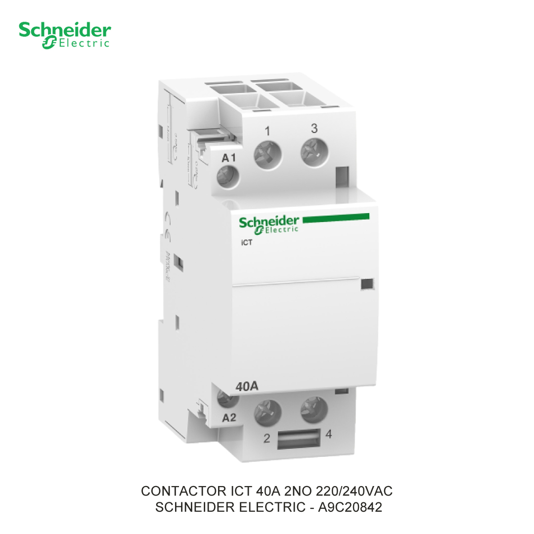 CONTACTOR ICT 40A 2NO 220/240VAC