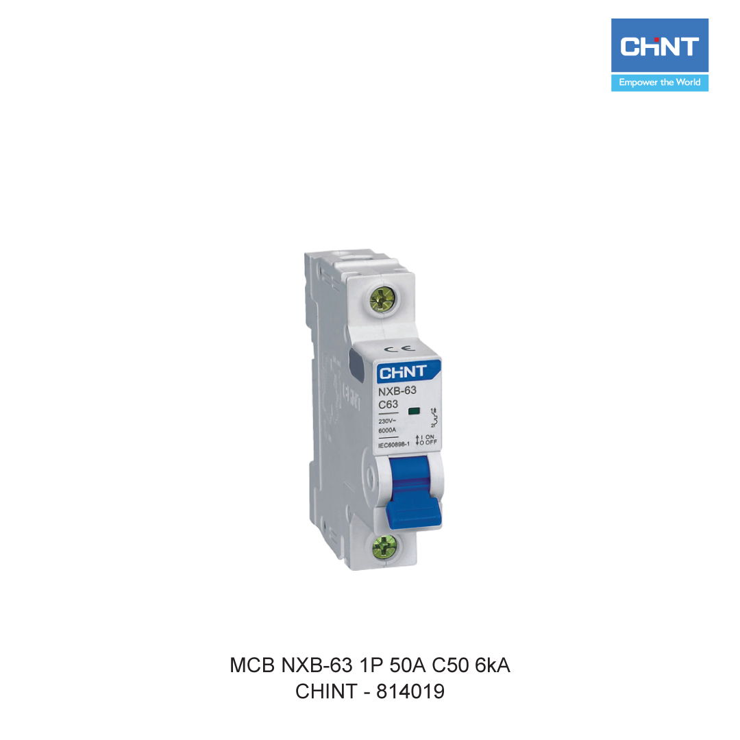 MCB NXB-63 1P 50A C50 6kA