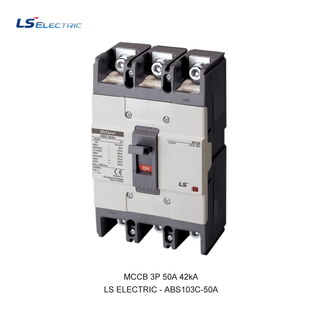 MCCB 3P 50A 42kA
