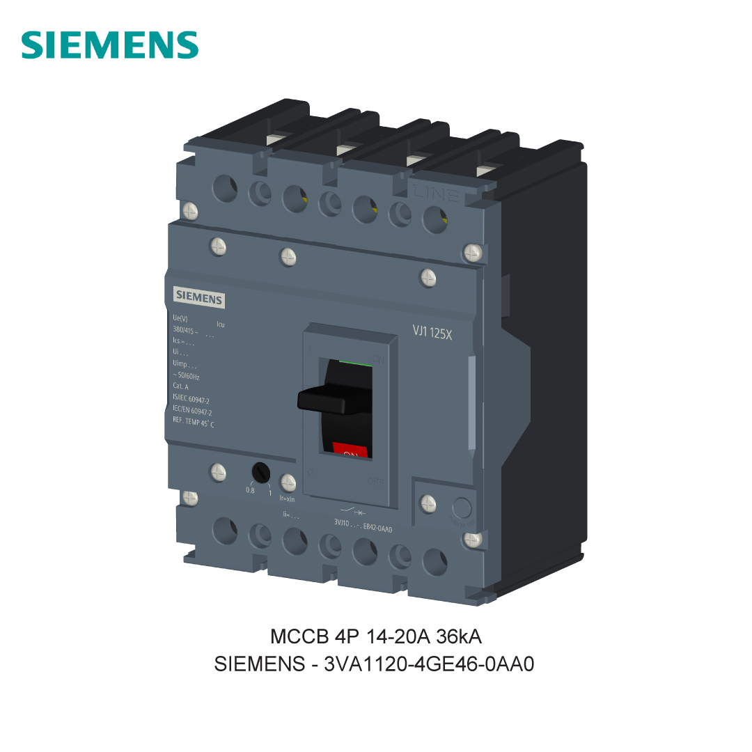 MCCB 4P 14-20A 36kA