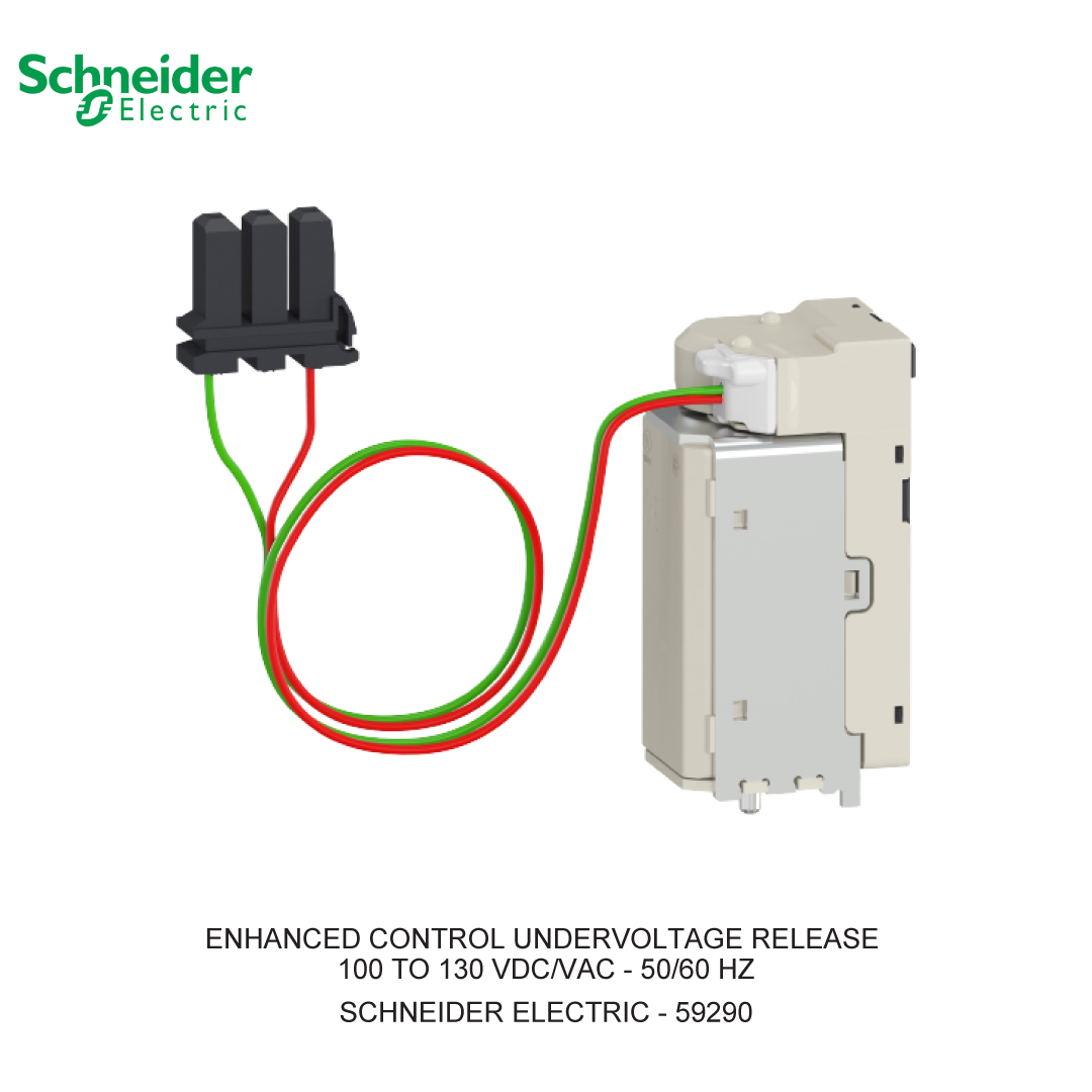 ENHANCED CONTROL UNDERVOLTAGE RELEASE 100 TO 130 VDC/VAC - 50/60 HZ SCHNEIDER ELECTRIC