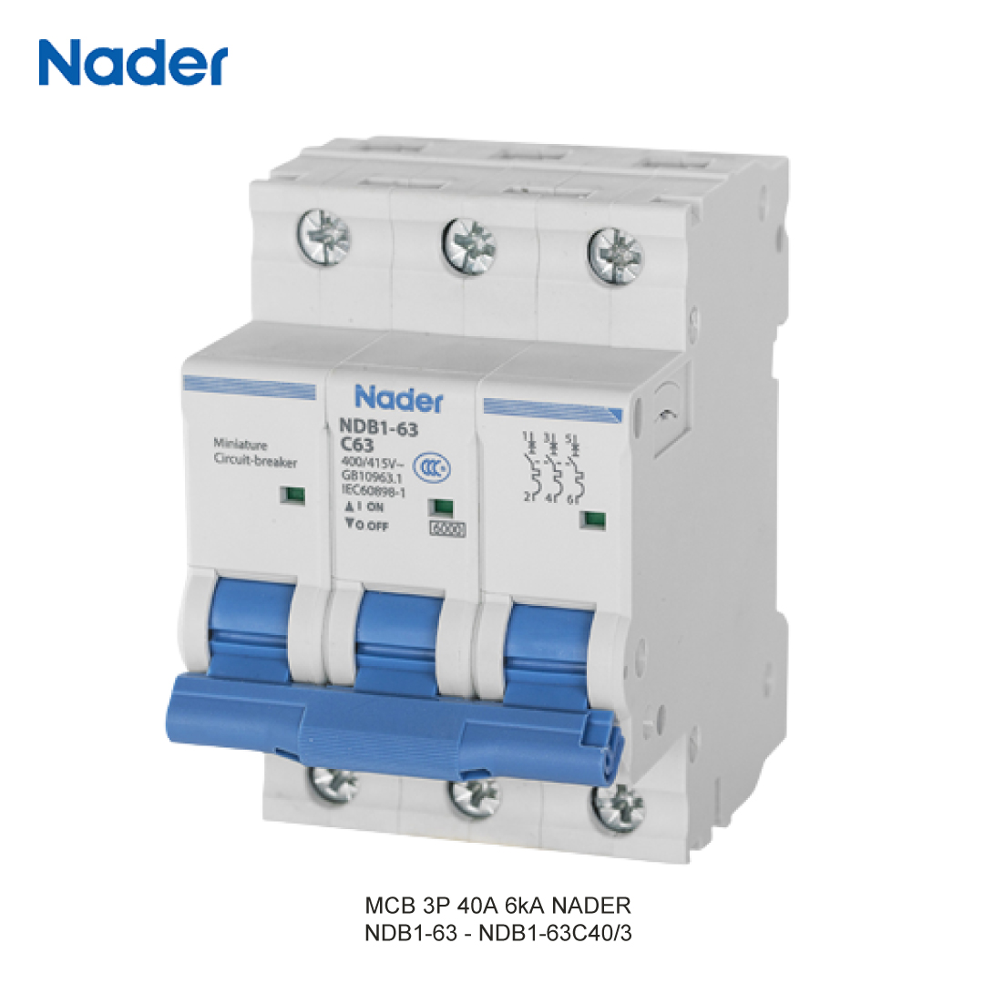 MCB 3P 40A 6kA