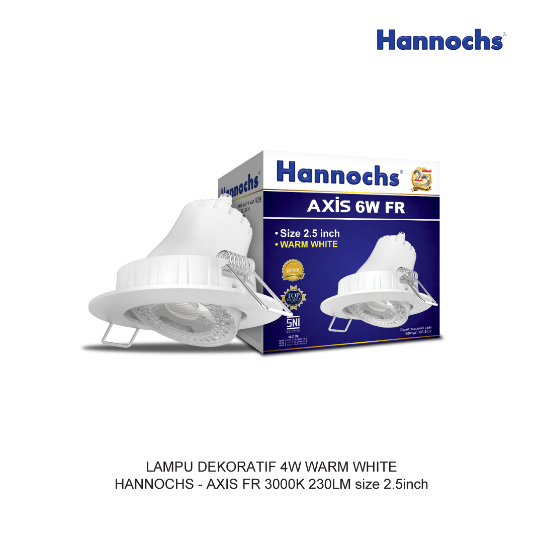 LED DECORATIVE 4W WARM WHITE HANNOCHS