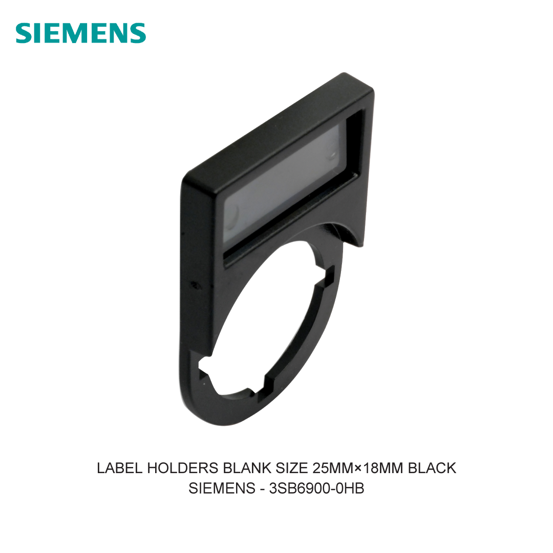 LABEL HOLDERS BLANK SIZE 25MM×18MM BLACK