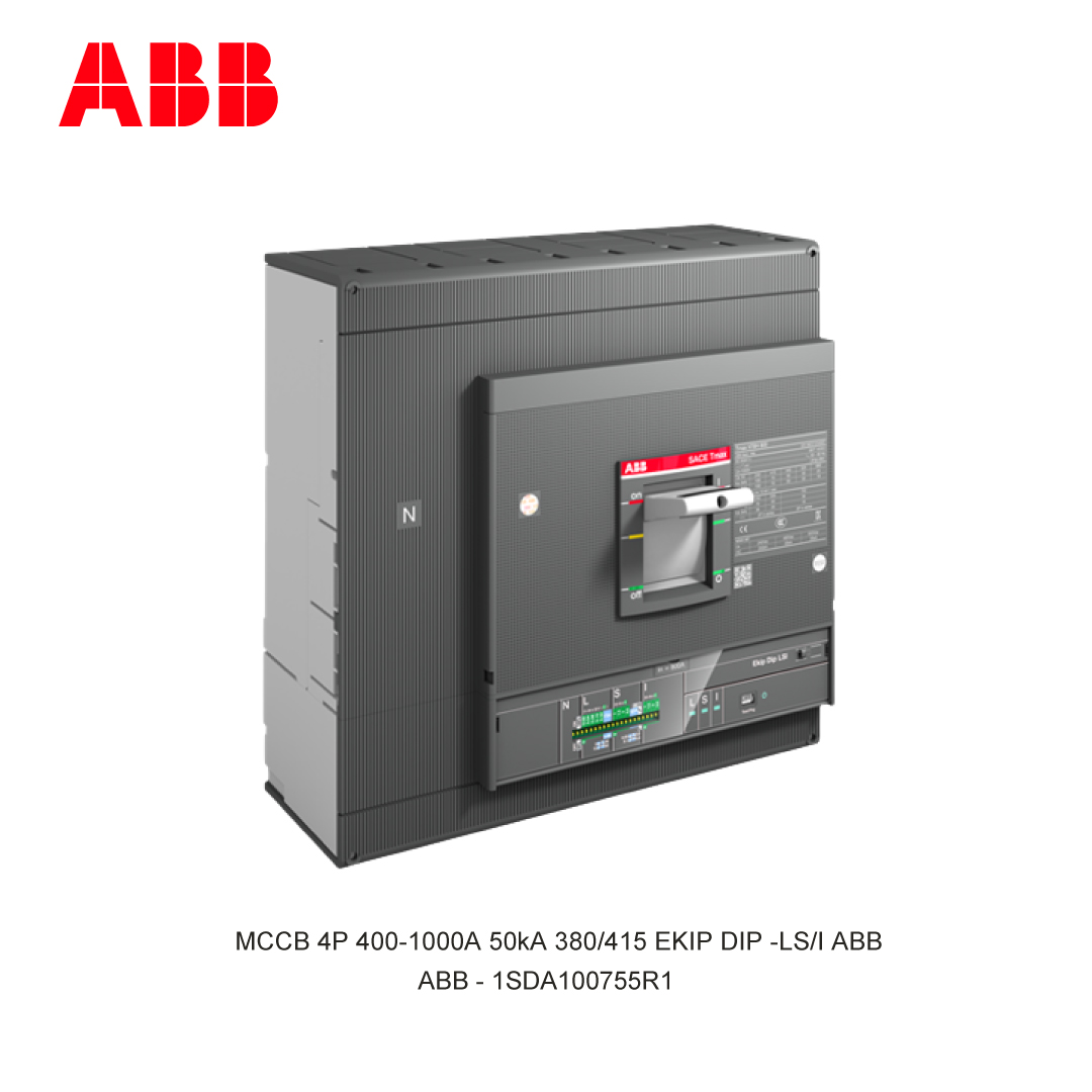 MCCB 4P 400-1000A 50kA 380/415 EKIP DIP -LS/I ABB