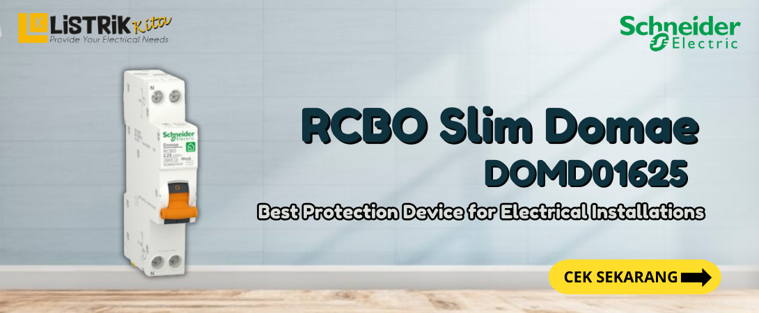 RCBO Slim Domae DOMD01625 Schneider Electric, The Right Choice for Electrical Safety