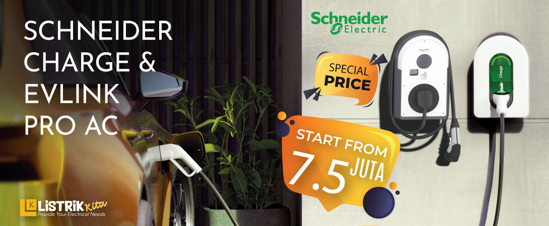 PROMO EV CHARGER SCHNEIDER CHARGE AND EVLINK PRO AC SCHNEIDER ELECTRIC