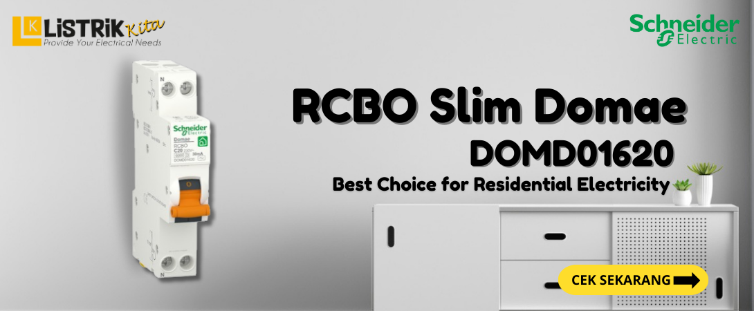 Get to Know the Functions and Advantages of RCBO Slim Domae DOMD01620 Schneider Electric