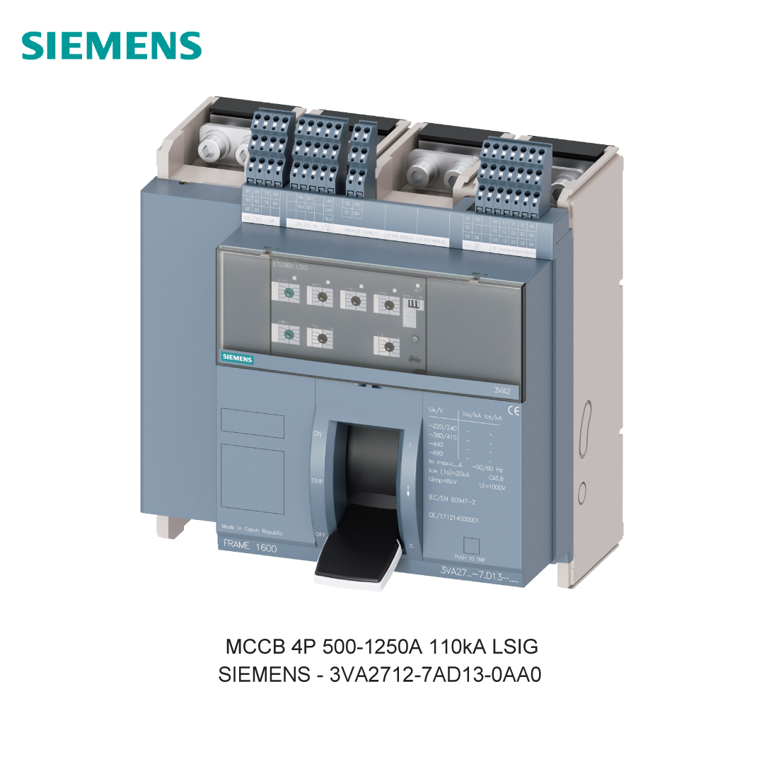 MCCB 4P 500-1250A 110kA LSIG