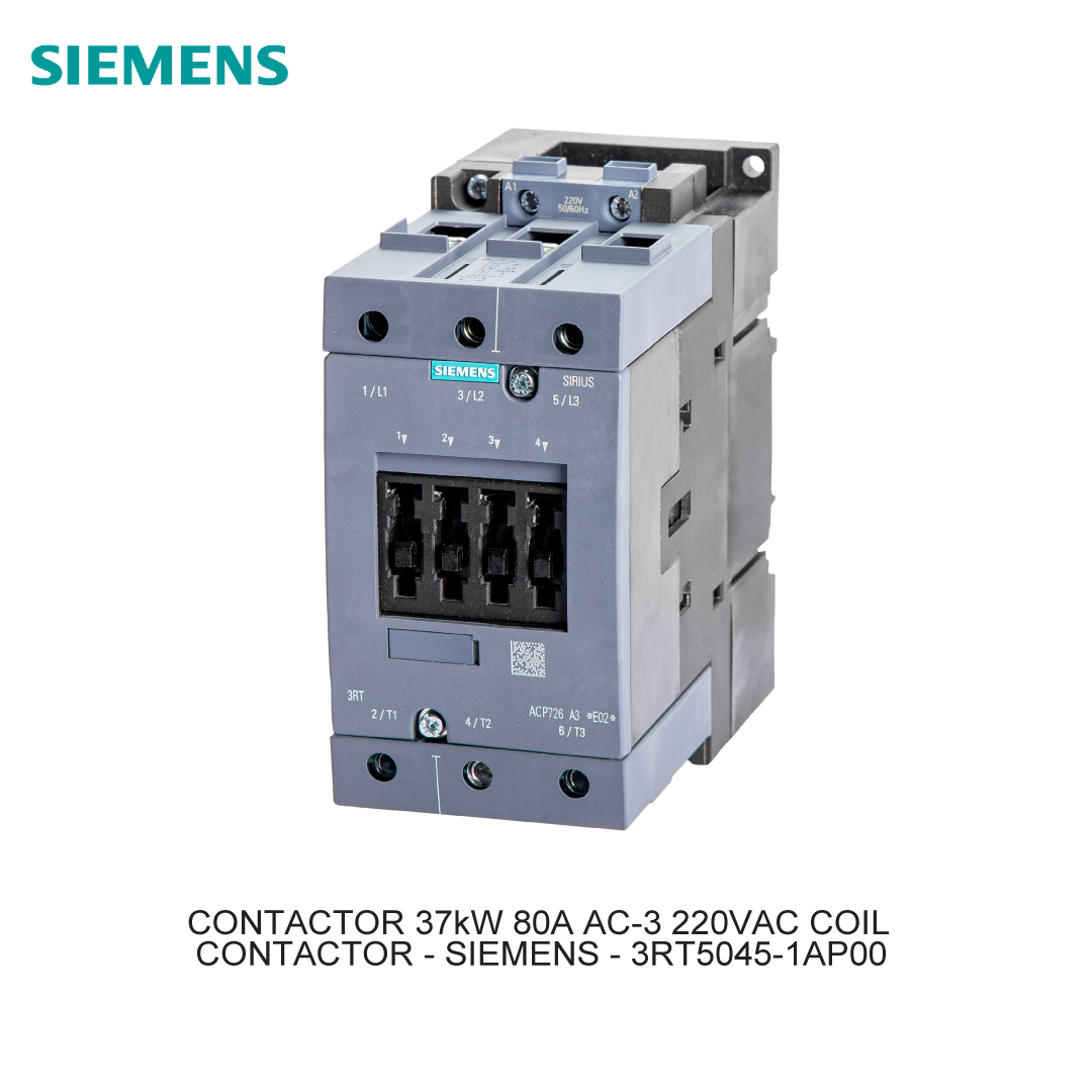 CONTACTOR 37kW 80A AC-3 220VAC COIL
