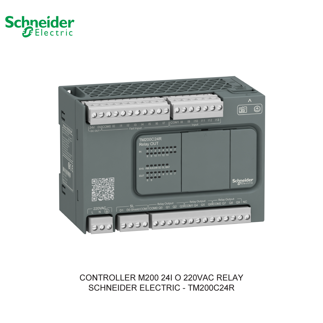 CONTROLLER M200 24I O 220VAC RELAY