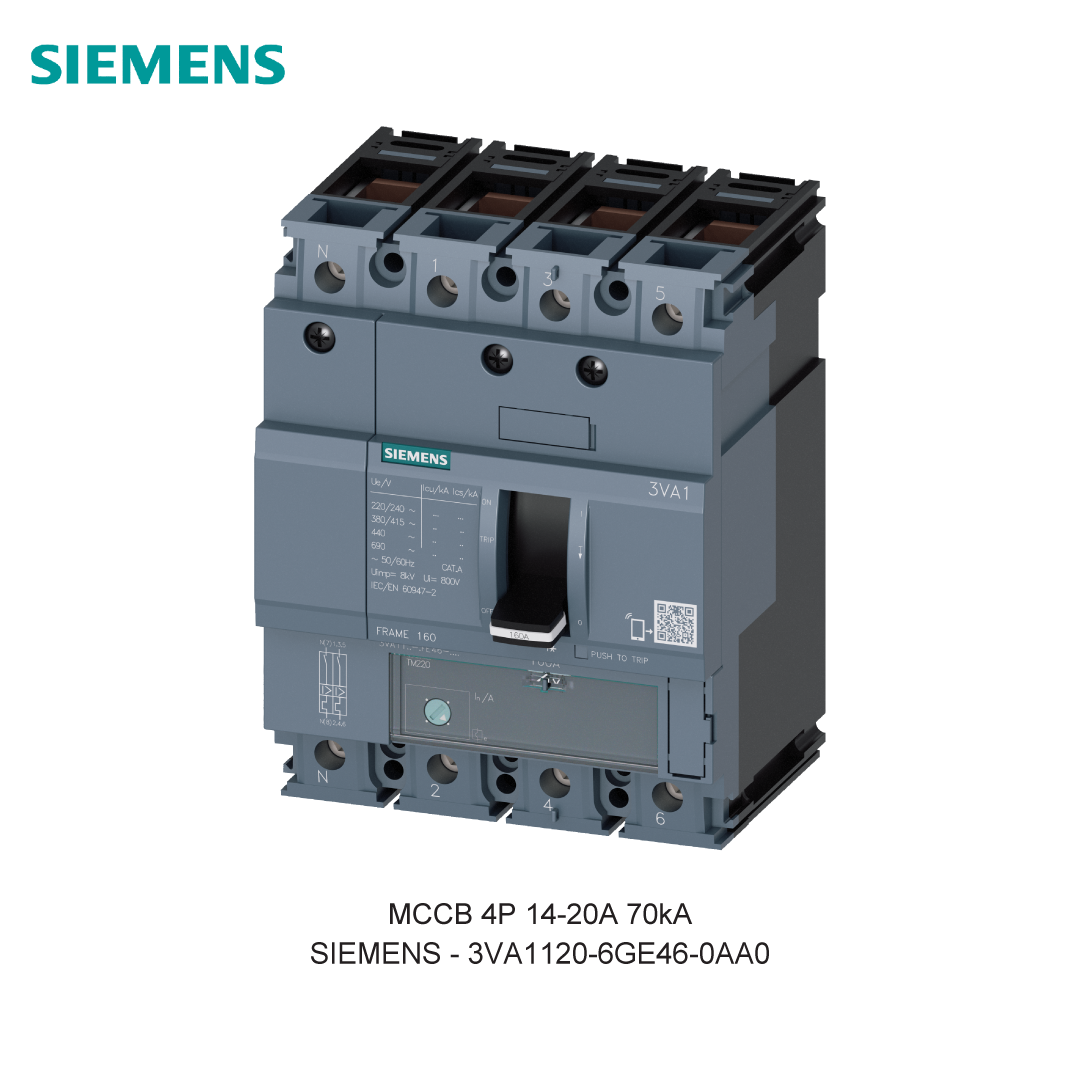 MCCB 4P 14-20A 70kA