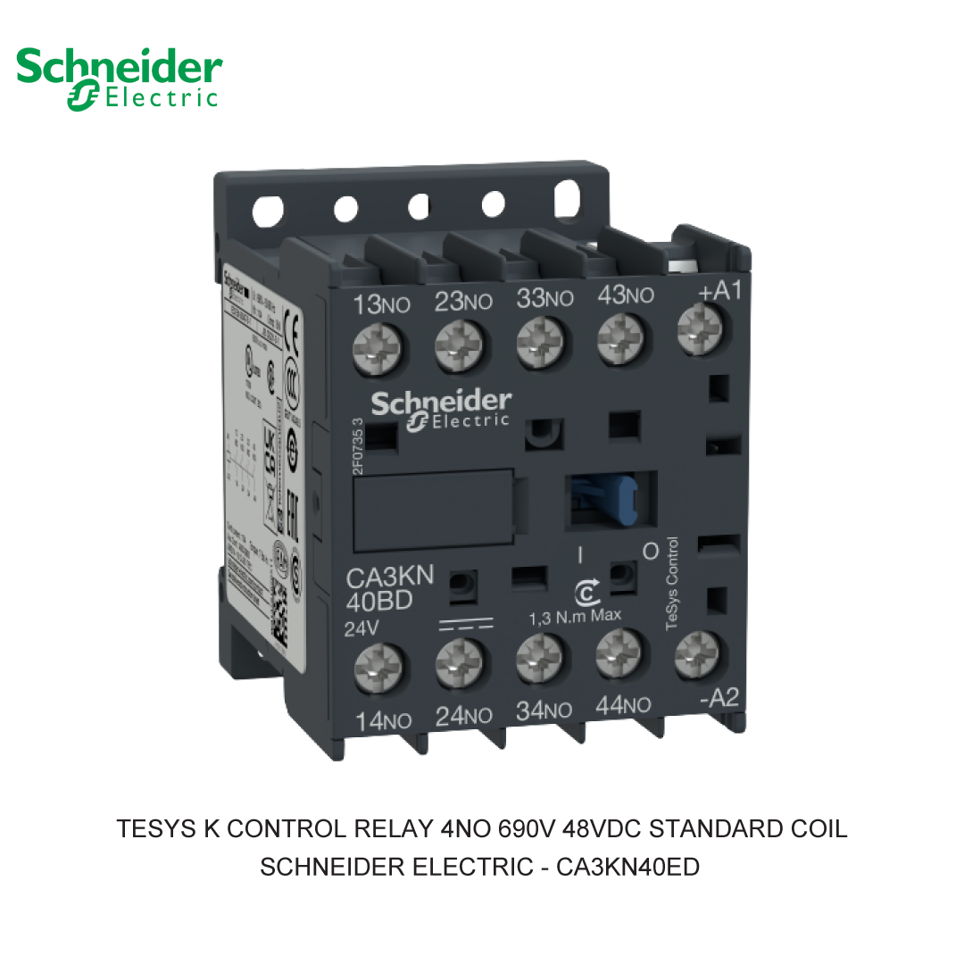 TESYS K CONTROL RELAY 4NO 690V 48VDC STANDARD COIL