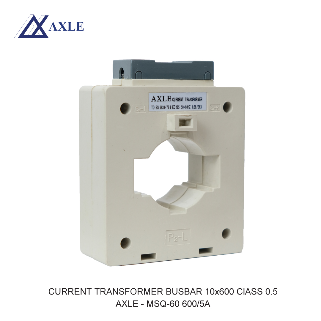 AXLE CURRENT TRANSFORMER BUSBAR 10X600 CLASS 0.5 = 10VA