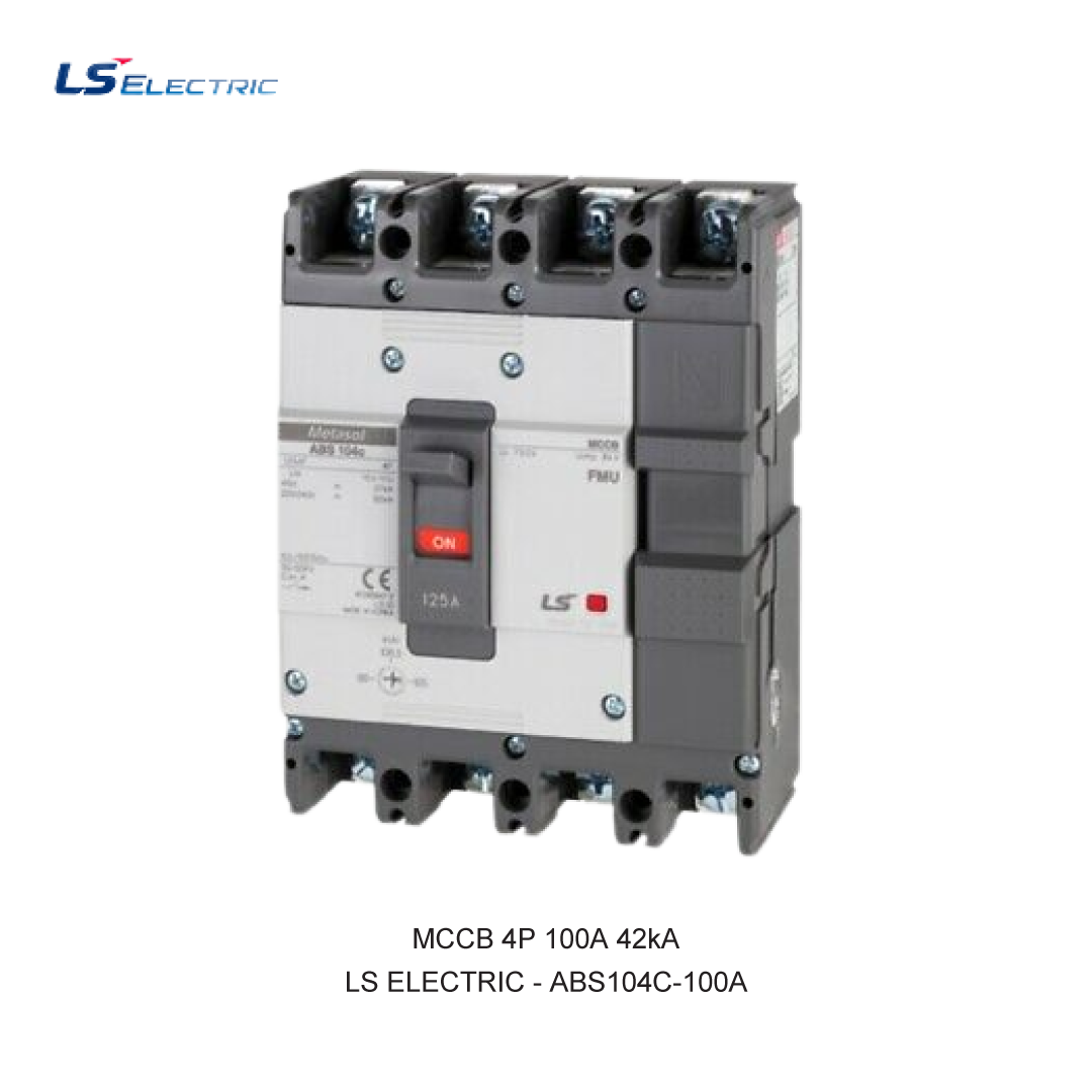 MCCB 4P 100A 42kA